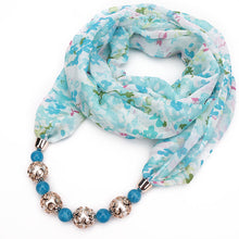 Load image into Gallery viewer, Beaded Pendant Scarf
