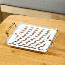 Load image into Gallery viewer, Light Luxury Draining Tea Tray