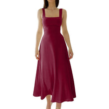 Load image into Gallery viewer, New Women's Thick Straps Midi Dress