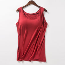Load image into Gallery viewer, Women's Tank Top with Built-In Bra