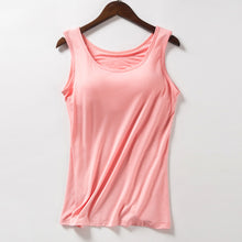 Load image into Gallery viewer, Women's Tank Top with Built-In Bra
