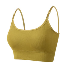 Load image into Gallery viewer, Solid Ribbed Adjustable Strap Wireless Bra