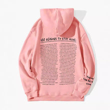 Load image into Gallery viewer, '100 Reasons To Stay Alive' Sweatshirt