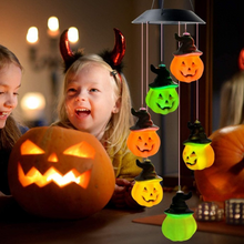 Load image into Gallery viewer, LED Solar Hummingbird Wind Chime
