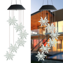 Load image into Gallery viewer, LED Solar Hummingbird Wind Chime