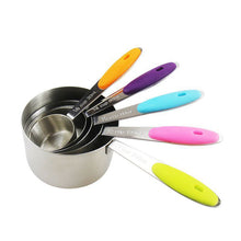 Load image into Gallery viewer, Stainless Steel Magnetic Measuring Spoons Set
