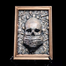 Load image into Gallery viewer, Three Wise Skulls Picture Frame Decor