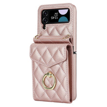 Load image into Gallery viewer, Embossed Leather Wallet Case for Samsung Galaxy Z Flip4 Flip3