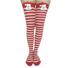 Load image into Gallery viewer, Christmas Thigh High Stockings