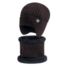 Load image into Gallery viewer, Winter Beanie Hat Scarf Sets Warm Knit Hat