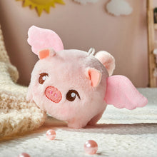 Load image into Gallery viewer, Wagging Tail Kitty Plush Doll Keychain