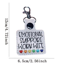 Load image into Gallery viewer, Emotional Support Coworker Keychain