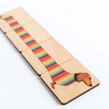 Load image into Gallery viewer, Dachshund Wood Coaster Set