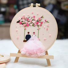 Load image into Gallery viewer, Handmade DIY Embroidery Love Friendship Wall Art
