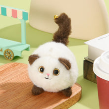 Load image into Gallery viewer, Wagging Tail Kitty Plush Doll Keychain