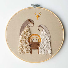 Load image into Gallery viewer, Nativity Scene Embroidery Kit