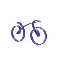 Load image into Gallery viewer, Minimalist Bicycle Sculpture Wireframe Style
