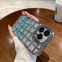 Load image into Gallery viewer, All-inclusive Glitter Gradient Rhombus Phone Case