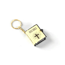 Load image into Gallery viewer, Mini Bible Cross Keychain