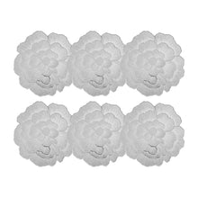 Load image into Gallery viewer, Hollow Out Flower Design Round Placemat Set