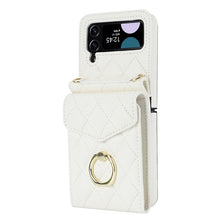 Load image into Gallery viewer, Embossed Leather Wallet Case for Samsung Galaxy Z Flip4 Flip3