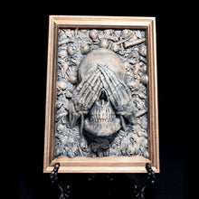 Load image into Gallery viewer, Three Wise Skulls Picture Frame Decor