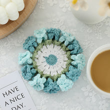 Load image into Gallery viewer, Hand Knit Crochet Suzuran Flower Coaster