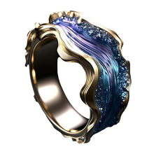 Load image into Gallery viewer, The Heartbeat of The Sea, Ocean Wave Ring