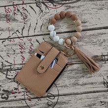 Load image into Gallery viewer, Stylish Card Holder With Silicone Bead Bracelet