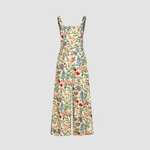 Load image into Gallery viewer, Floral Button Wide Leg Jumpsuit