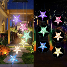 Load image into Gallery viewer, LED Solar Hummingbird Wind Chime
