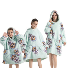Load image into Gallery viewer, Flannel Hoodie Blanket
