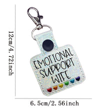 Load image into Gallery viewer, Emotional Support Coworker Keychain
