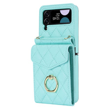 Load image into Gallery viewer, Embossed Leather Wallet Case for Samsung Galaxy Z Flip4 Flip3
