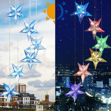 Load image into Gallery viewer, LED Solar Hummingbird Wind Chime
