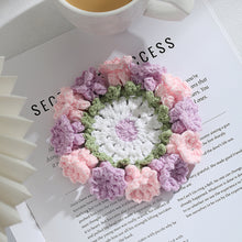 Load image into Gallery viewer, Hand Knit Crochet Suzuran Flower Coaster