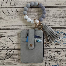 Load image into Gallery viewer, Stylish Card Holder With Silicone Bead Bracelet