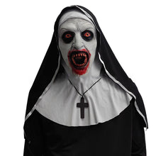 Load image into Gallery viewer, Halloween Nun Scary Mask