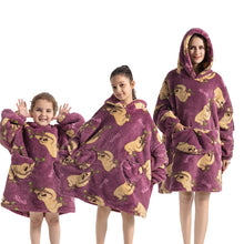 Load image into Gallery viewer, Flannel Hoodie Blanket