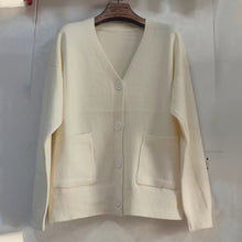 Load image into Gallery viewer, Slouchy Knitted Cardigan With Pockets