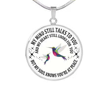 Load image into Gallery viewer, Hummingbird Memorial Necklace