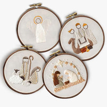 Load image into Gallery viewer, Nativity Scene Embroidery Kit
