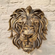Load image into Gallery viewer, Lion Head Wall Mounted Art