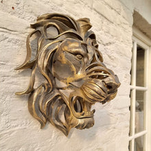 Load image into Gallery viewer, Lion Head Wall Mounted Art