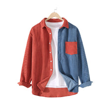 Load image into Gallery viewer, Men's Corduroy Long Sleeve Casual Shirt