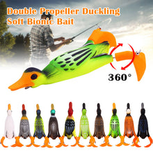 Load image into Gallery viewer, Double Propeller Duckling Soft Bait