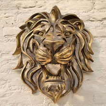 Load image into Gallery viewer, Lion Head Wall Mounted Art