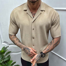 Load image into Gallery viewer, Men's Short Sleeve Cardigan Shirt