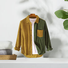 Load image into Gallery viewer, Men's Corduroy Long Sleeve Casual Shirt
