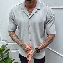 Load image into Gallery viewer, Men's Short Sleeve Cardigan Shirt